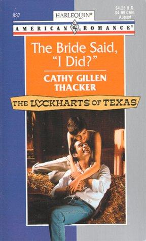 Cover of The Bride Said, I Did?