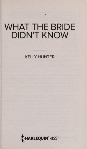 Cover of What the Bride Didn't Know