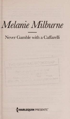 Cover of Never Gamble With a Caffarelli