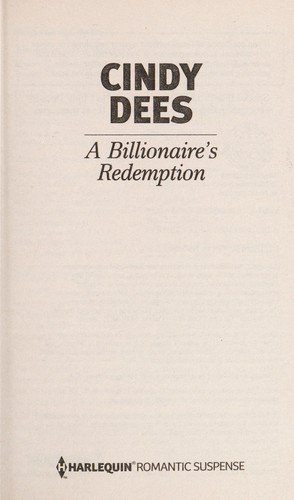 Cover of A billionaire's redemption