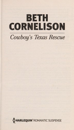 Cover of Cowboy's Texas rescue