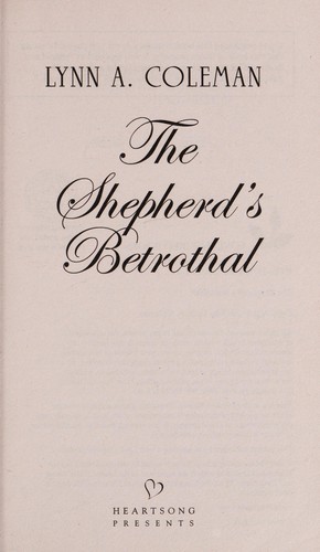 Cover of The Shepherd's Betrothal