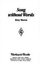 Cover of Song Without Words