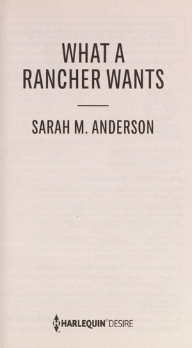 Cover of What A Rancher Wants