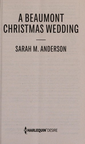 Cover of A Beaumont Christmas wedding