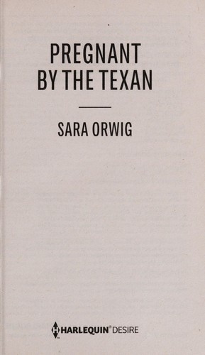 Cover of Pregnant by the Texan