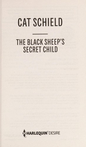 Cover of The black sheep's secret child