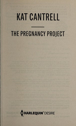 Cover of The pregnancy project