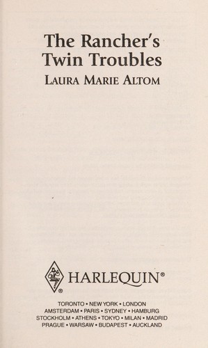 Cover of The rancher's twin troubles