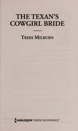 Cover of The Texan's Cowgirl Bride