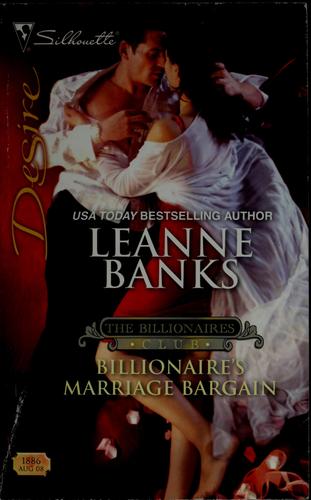 Cover of Billionaire's marriage bargain