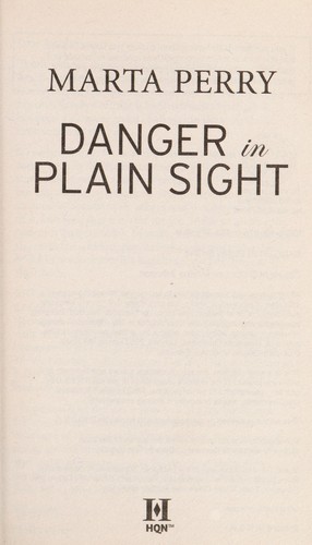 Cover of Danger in plain sight
