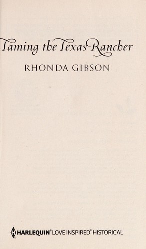 Cover of Taming the Texas rancher