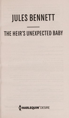 Cover of The heir's unexpected baby
