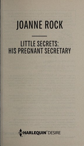 Cover of His pregnant secretary