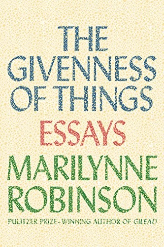 Cover of The Givenness of Things: Essays