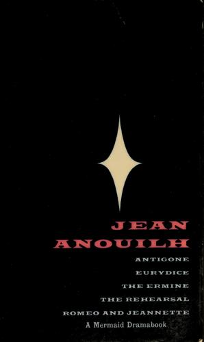 Cover of Five Plays: Antigone, Eurydice, the Ermine, the Rehearsal, Romeo and Jeannette