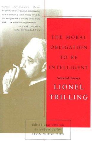 Cover of The Moral Obligation to Be Intelligent