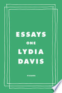 Cover of Essays One