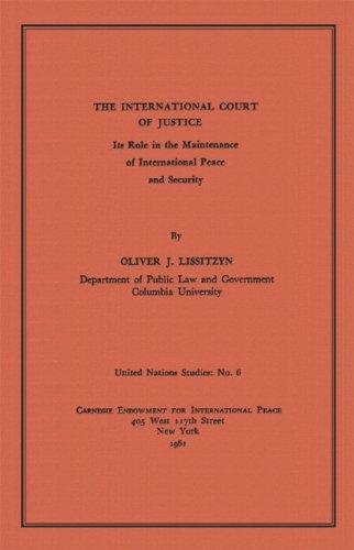 Cover of The International Court of Justice