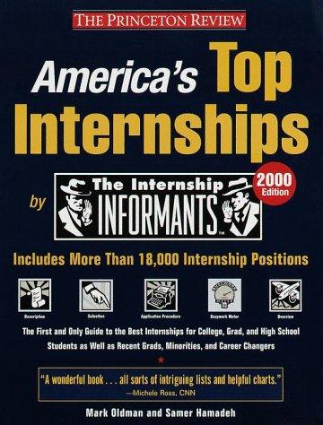 Cover of America's Top Internships 2000