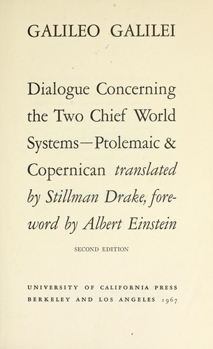 Cover of Dialogo dei massimi sistemi