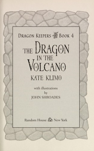 Cover of The dragon in the volcano