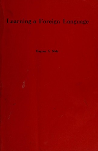 Cover of Learning a foreign language