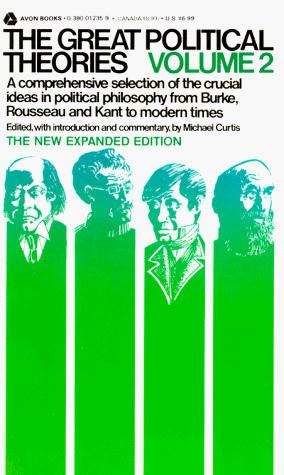 Cover of The Great Political Theories V.2 (Great Political Theories)