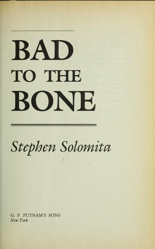 Cover of Bad to the bone