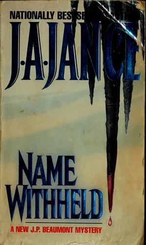 Cover of Name Withheld