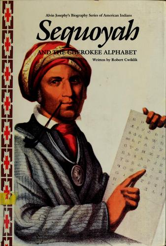 Cover of Sequoya and the Cherokee alphabet