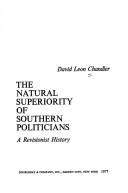 Cover of The natural superiority of Southern politicians