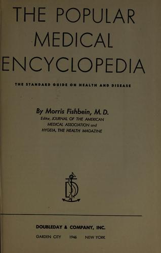 Cover of The popular medical encyclopedia