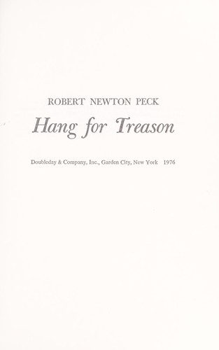 Cover of Hang for treason