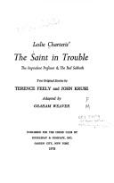 Cover of Leslie Charteris' The Saint in trouble: Two original stories
