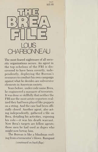 Cover of The Brea file