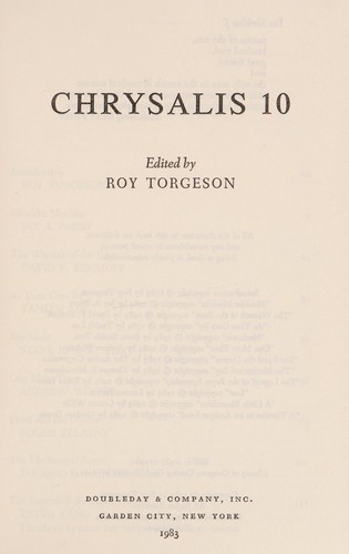 Cover of Chrysalis 10