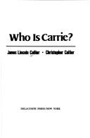 Cover of Who is Carrie?