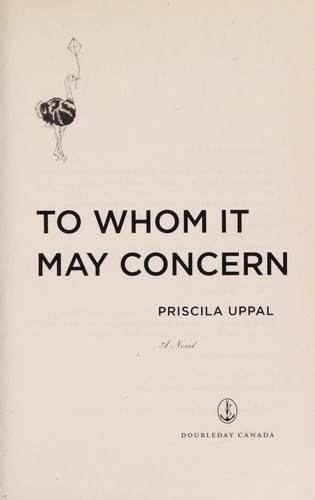 Cover of To whom it may concern