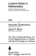 Cover of The tame fundamental group of a formal neighbourhood of a divisor with normal crossings on a scheme