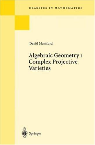 Cover of Algebraic geometry I