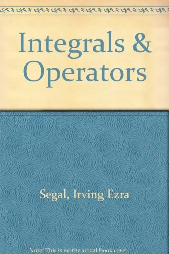Cover of Integrals and operators