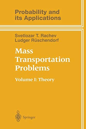 Cover of Mass Transportation Problems : Volume 1