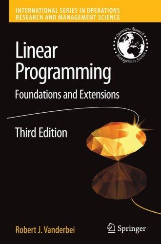 Cover of Linear Programming: Foundations and Extensions