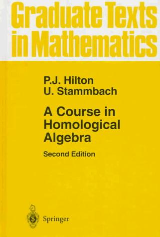 Cover of A course in homological algebra