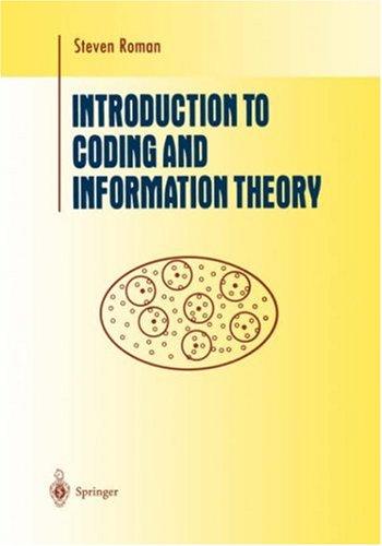 Cover of Introduction to coding and information theory