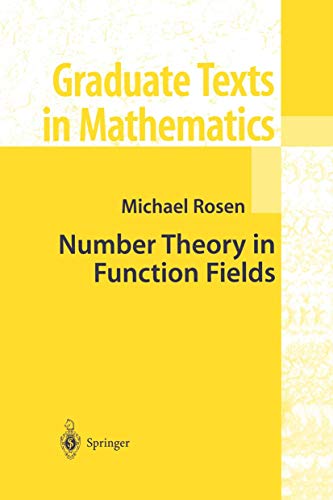 Cover of Number theory in function fields