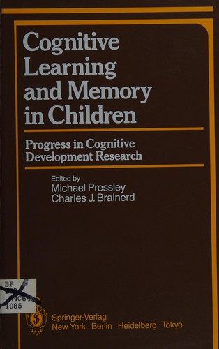 Cover of Cognitive learning and memory in children