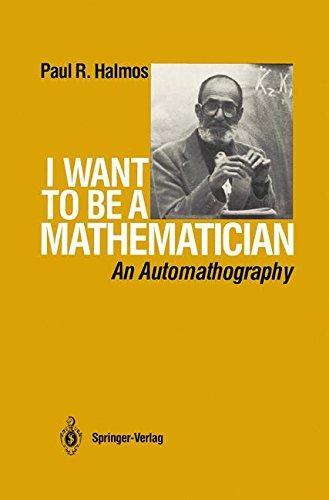 Cover of I want to be a mathematician